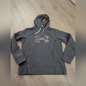 Under Armour Gray Hoodie with Camo Accents